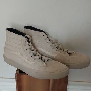Vans Men's Off-White High-Top Sneakers